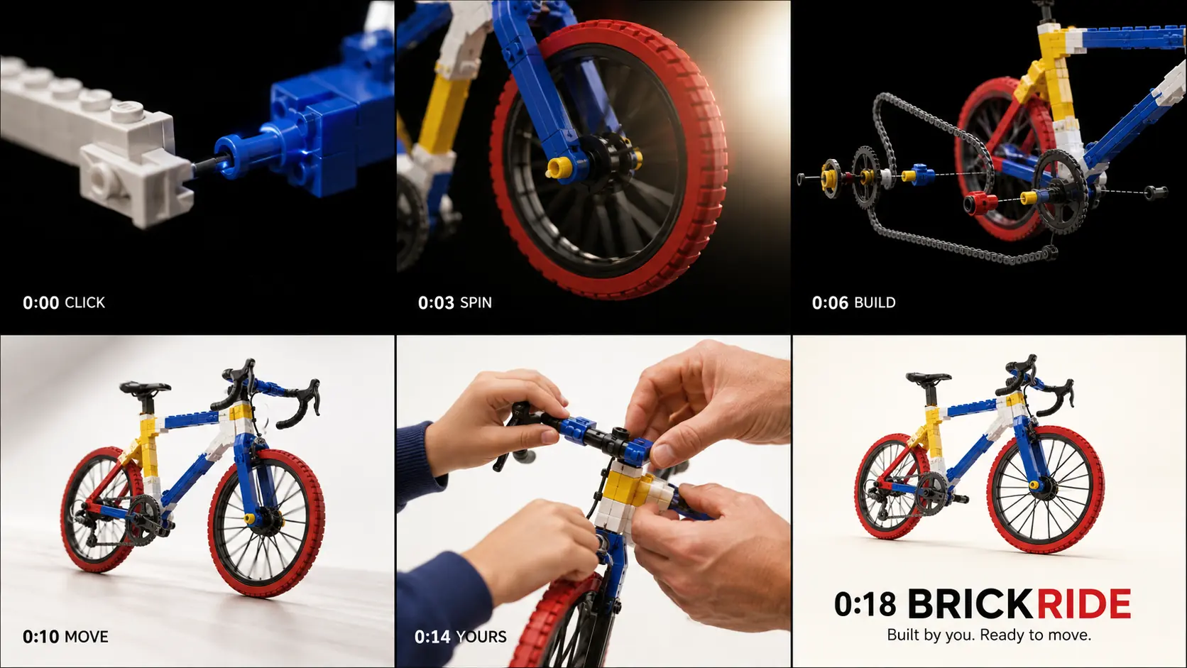 BRICKRIDE product film storyboard